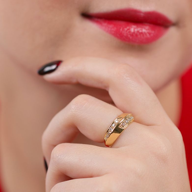 Bague diamants 0.29 carat...