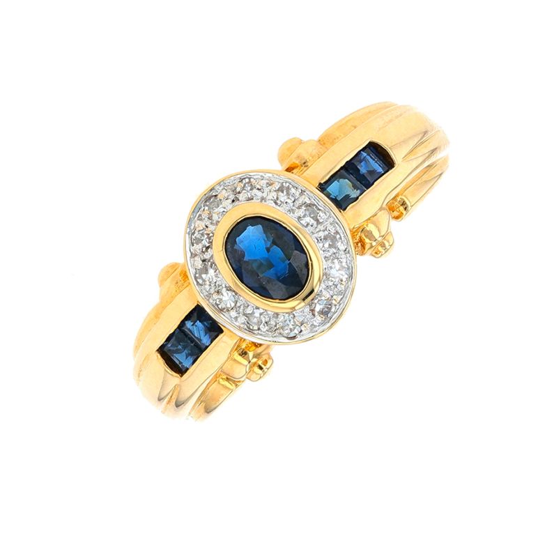 Ring sapphires 0.54 carat...