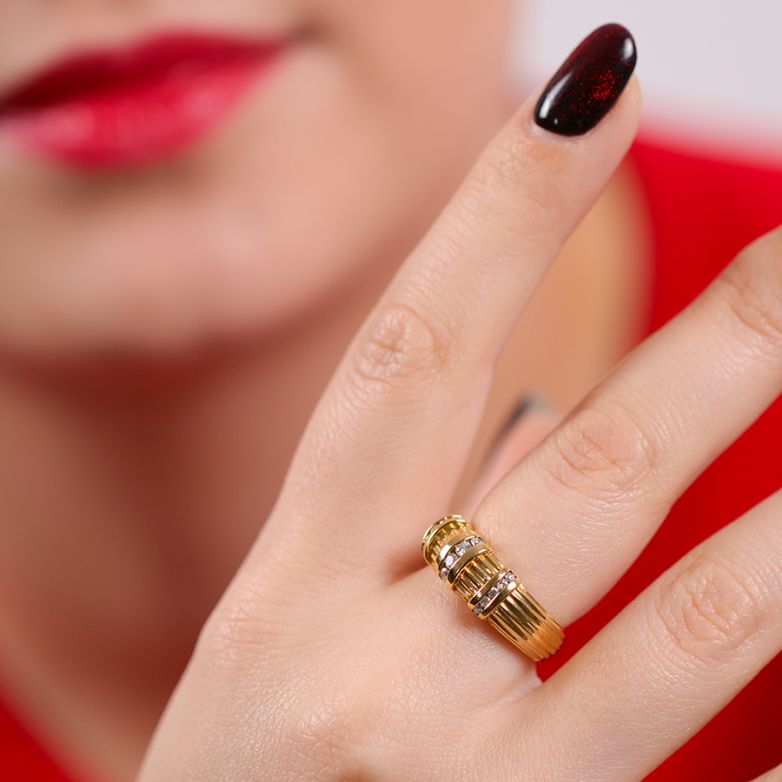 Bague diamants 0.30 carat...