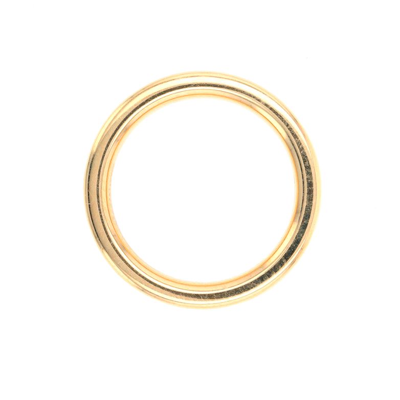 Yellow gold wedding ring 8.56g