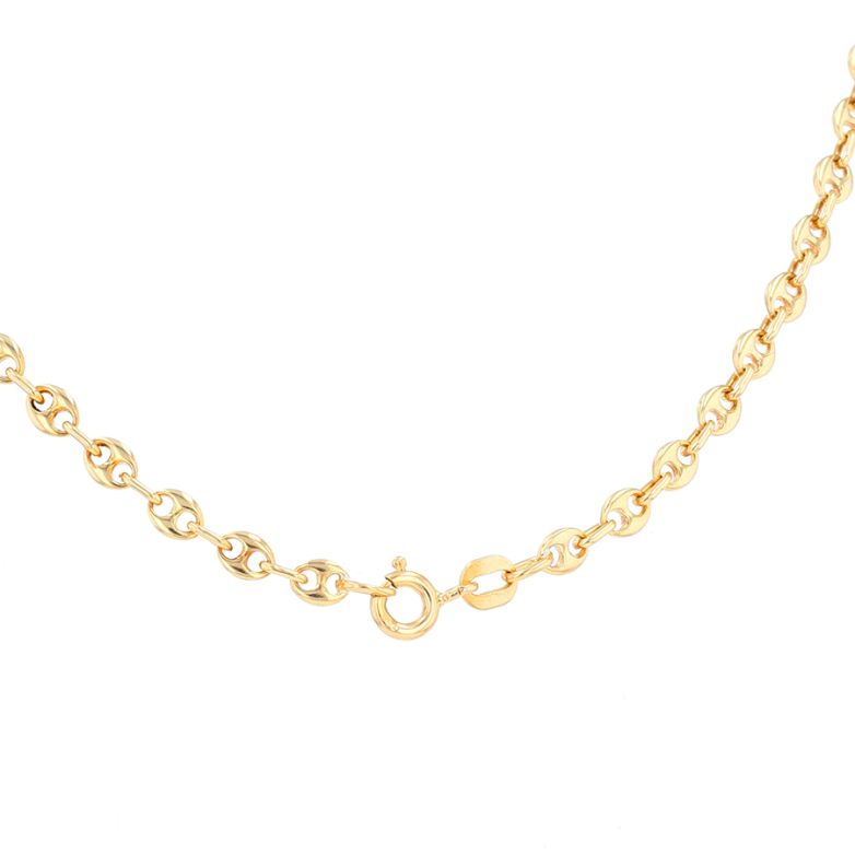 Yellow gold coffee bean...