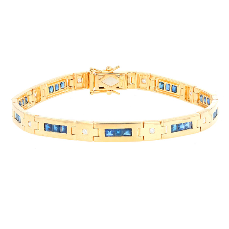 River bracelet of 3.72...