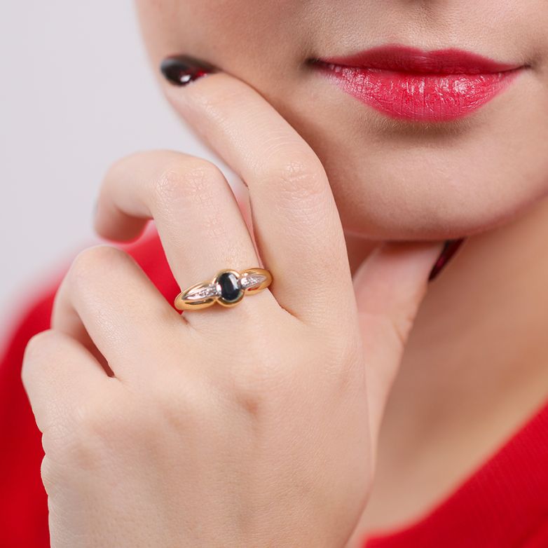Ring sapphire 0.62 carat...