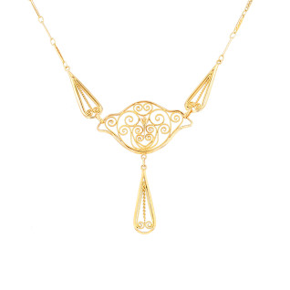 Vintage filigree mesh...