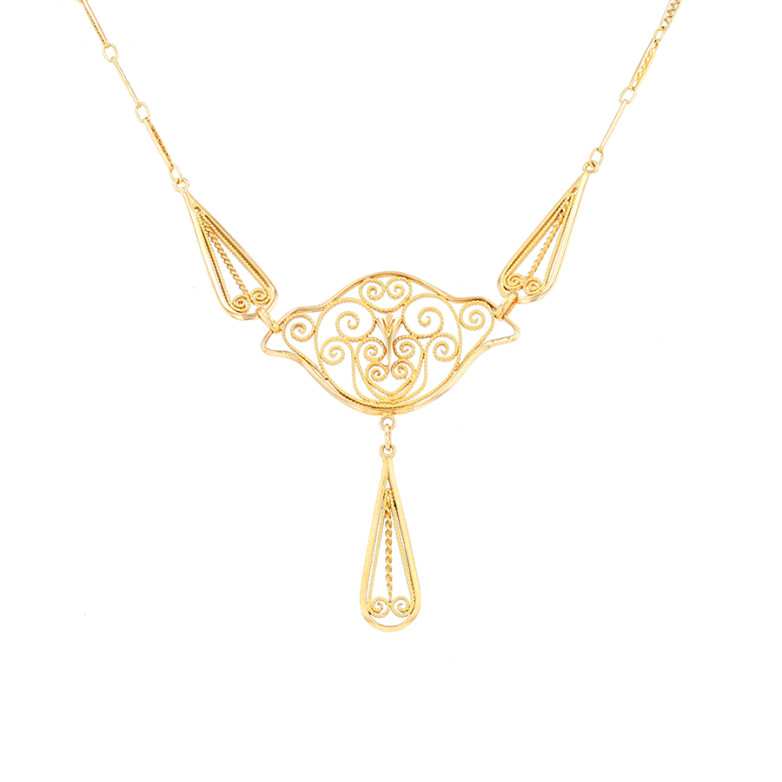 Vintage filigree mesh...