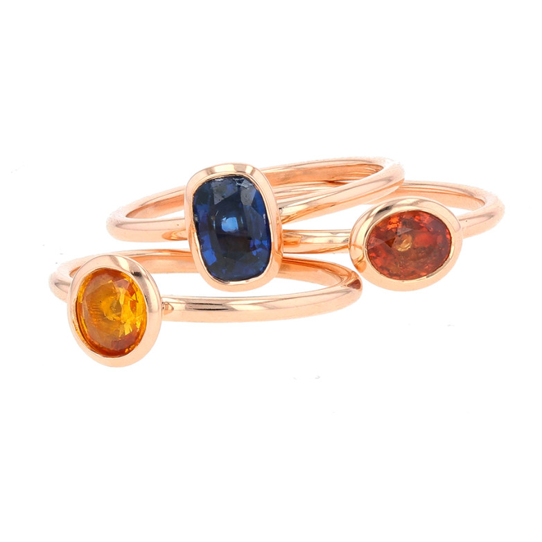 Multi-coloured sapphire...