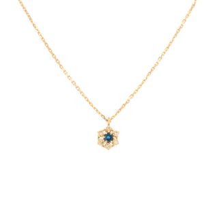 Necklace with sapphire 0.18...