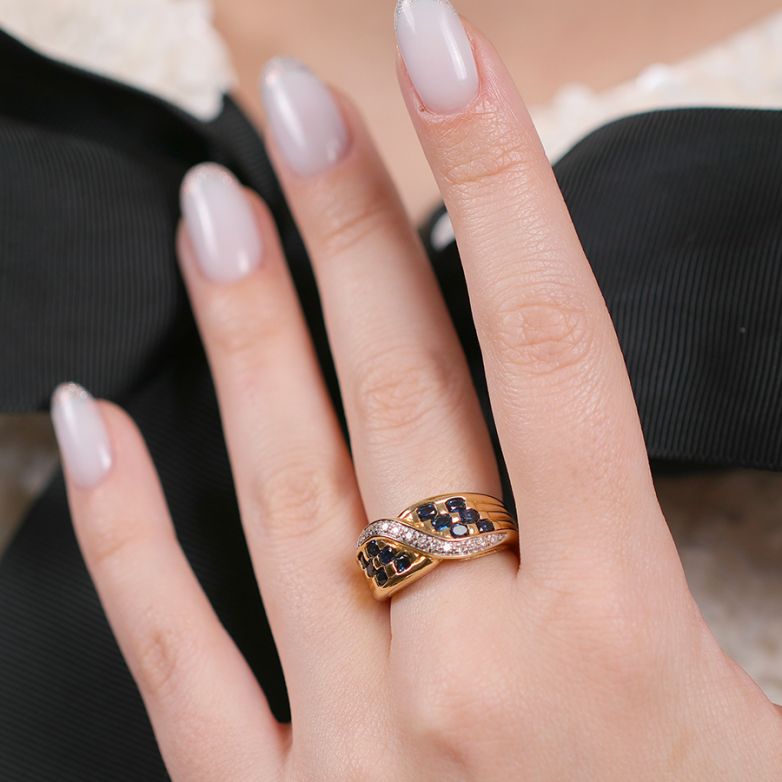 Ring sapphires 0.50 carat...