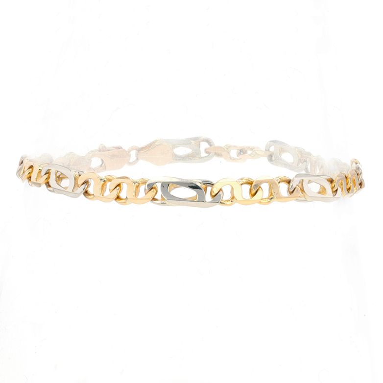2 gold alternating mesh...