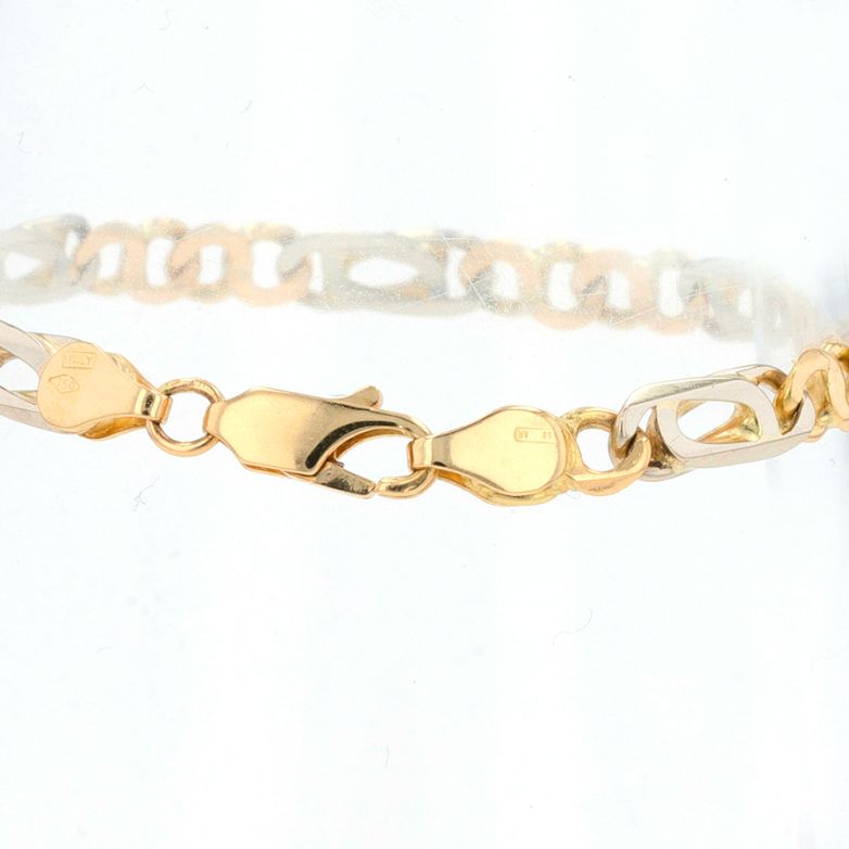 2 gold alternating mesh...