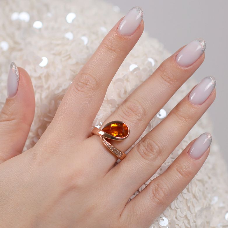 Citrine ring 2.68 carats...