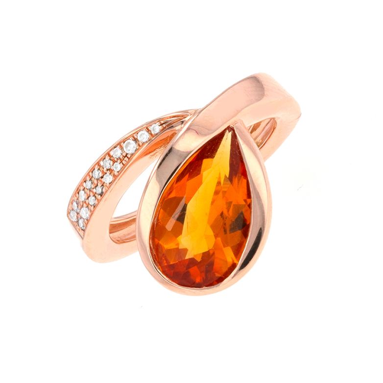 Citrine ring 2.68 carats...
