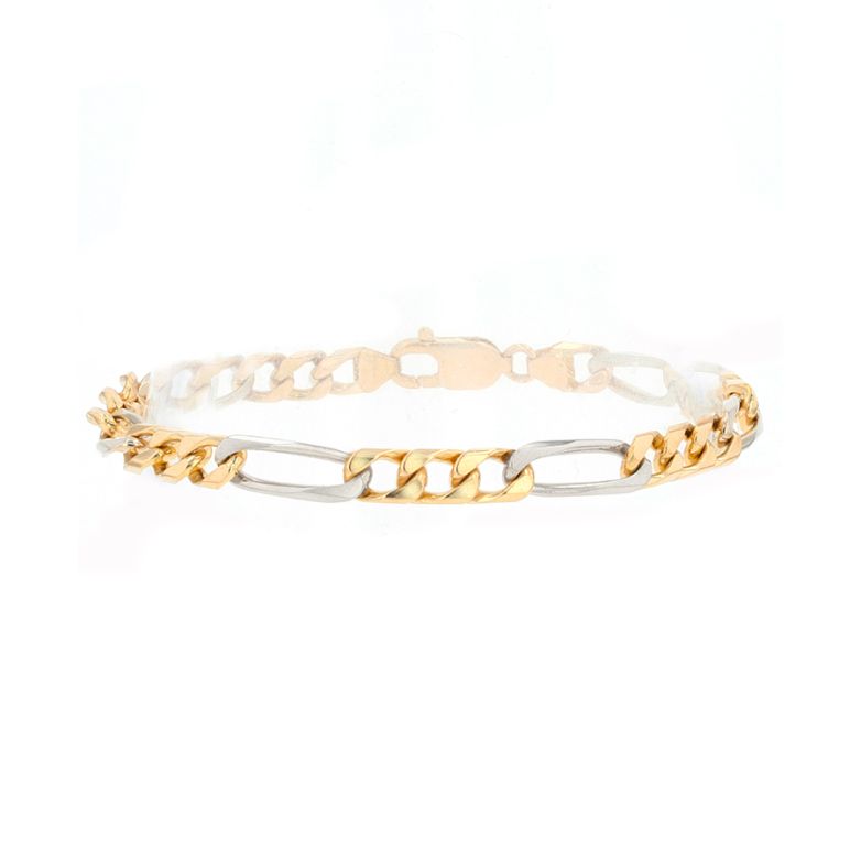 Bracelet maille alternée 2...