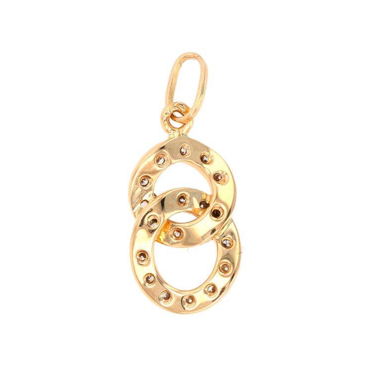 Diamond pendant 0.18 carat...