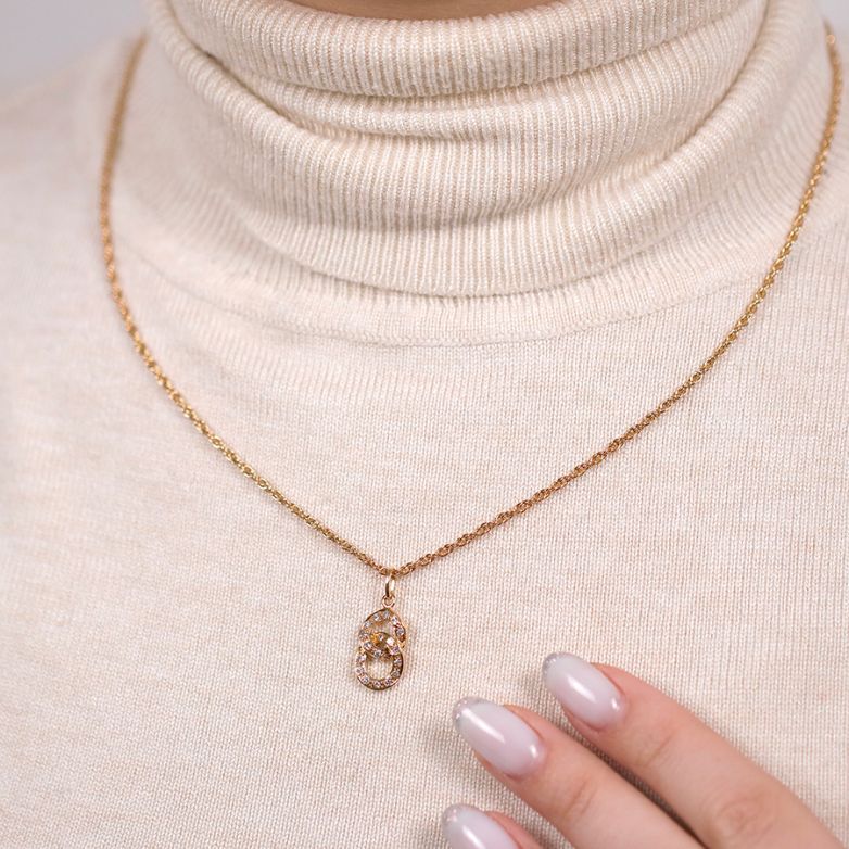 Diamond pendant 0.18 carat...