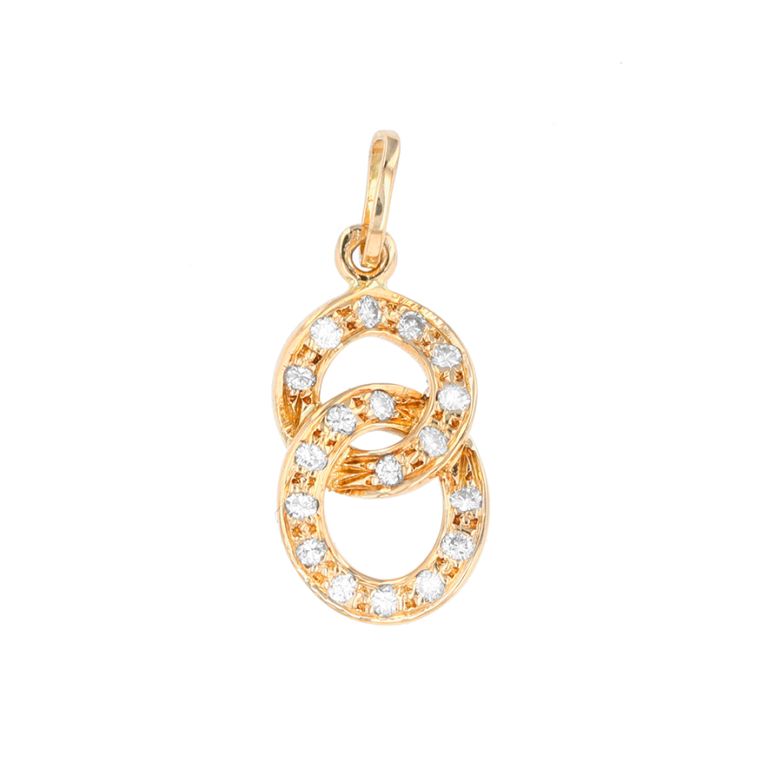 Diamond pendant 0.18 carat...