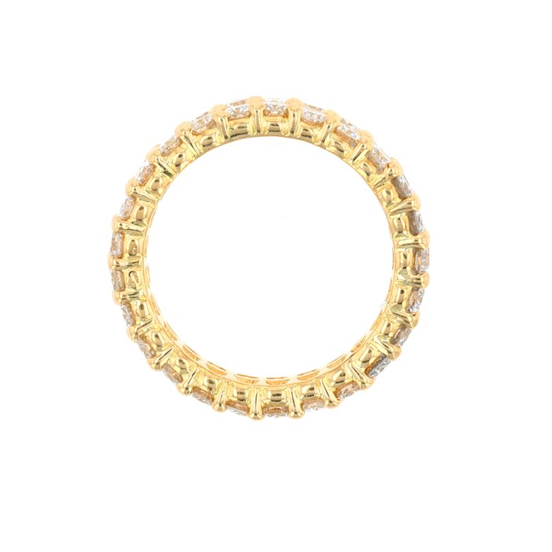 Wedding ring with double...