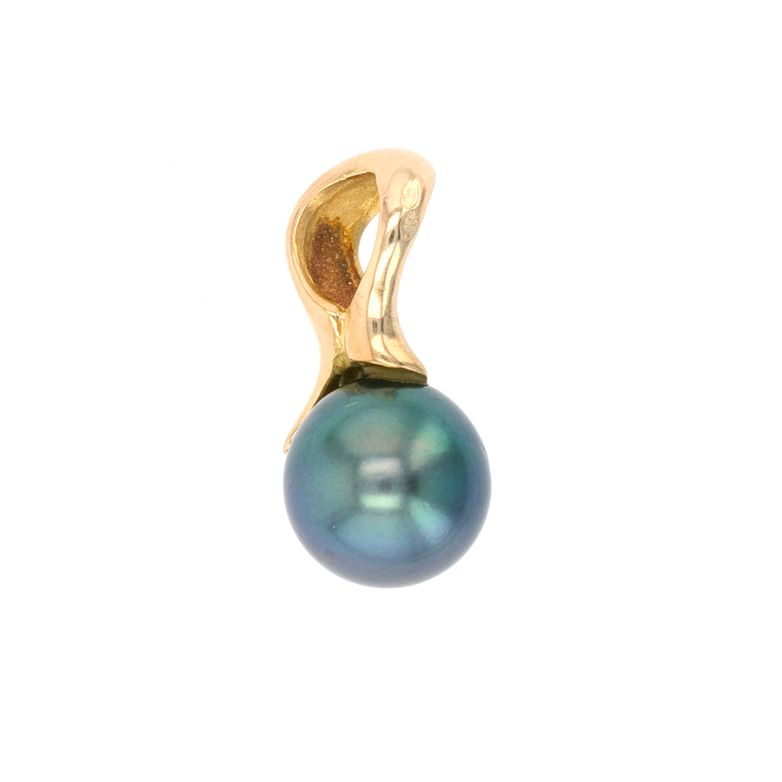 Tahitian pearl pendant,...