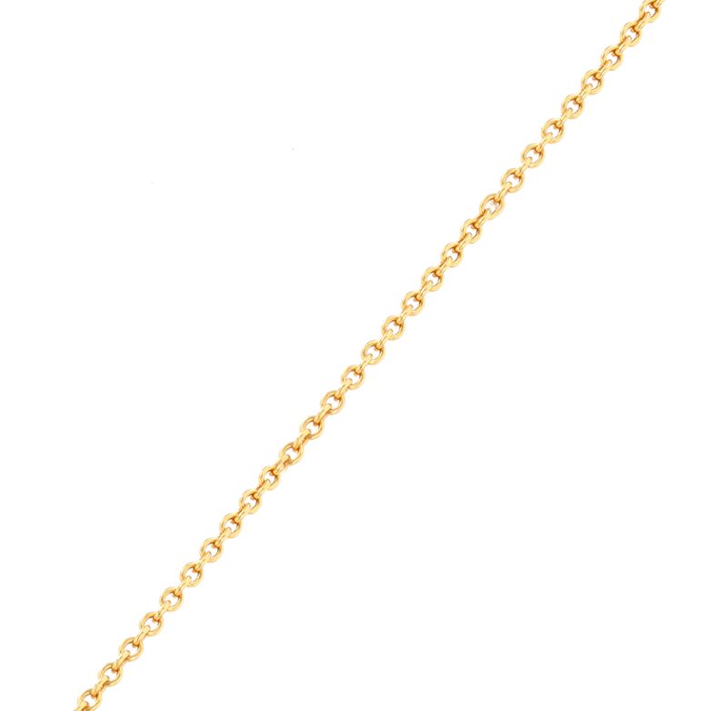 Yellow gold forçat chain...