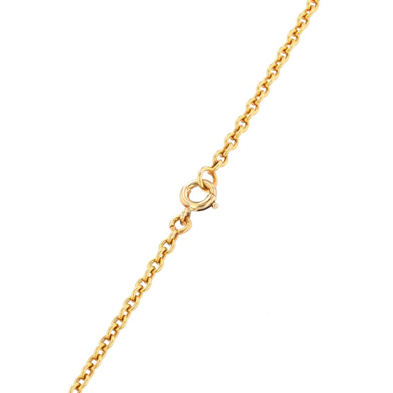 Yellow gold forçat chain...