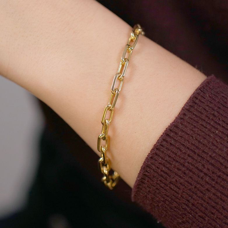 Yellow gold bracelet 20.05g