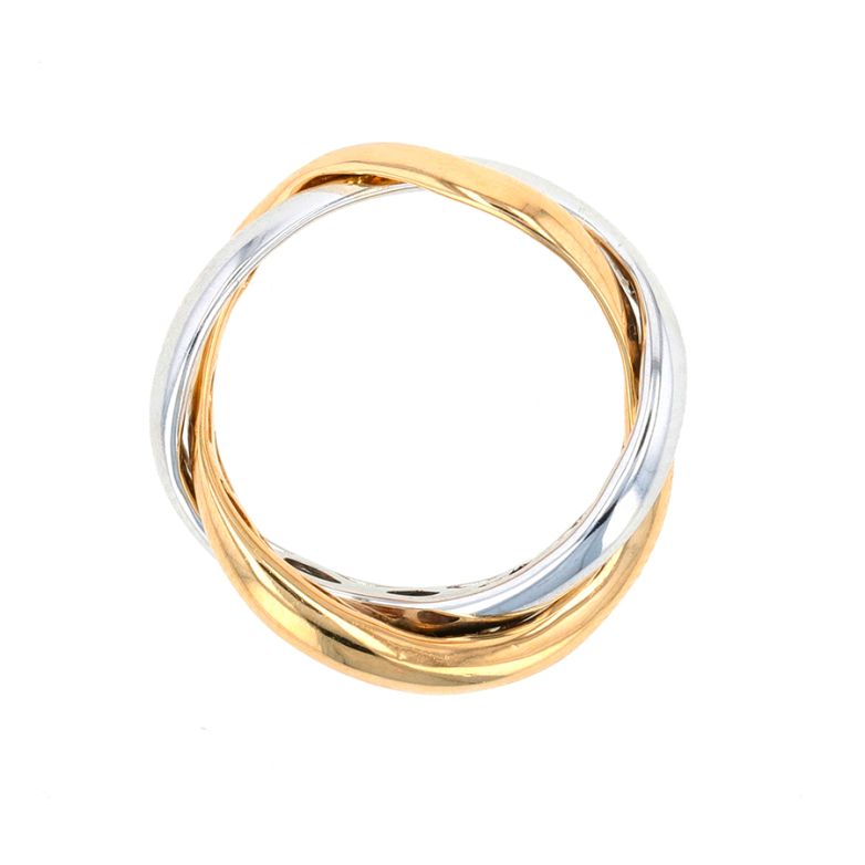 Ring POIRAY Braided 2 gold...