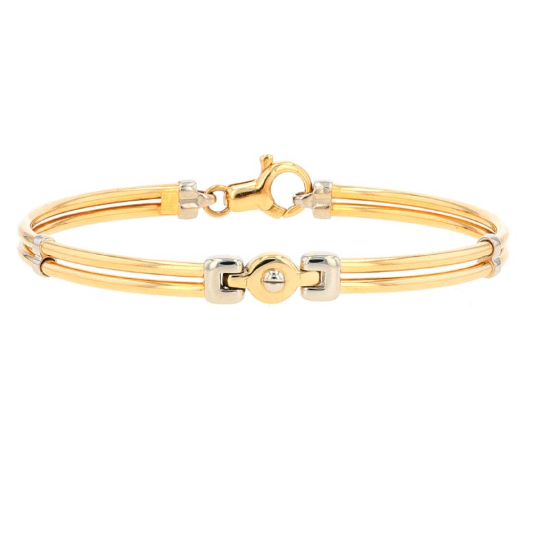 2 gold bracelet 16.42g