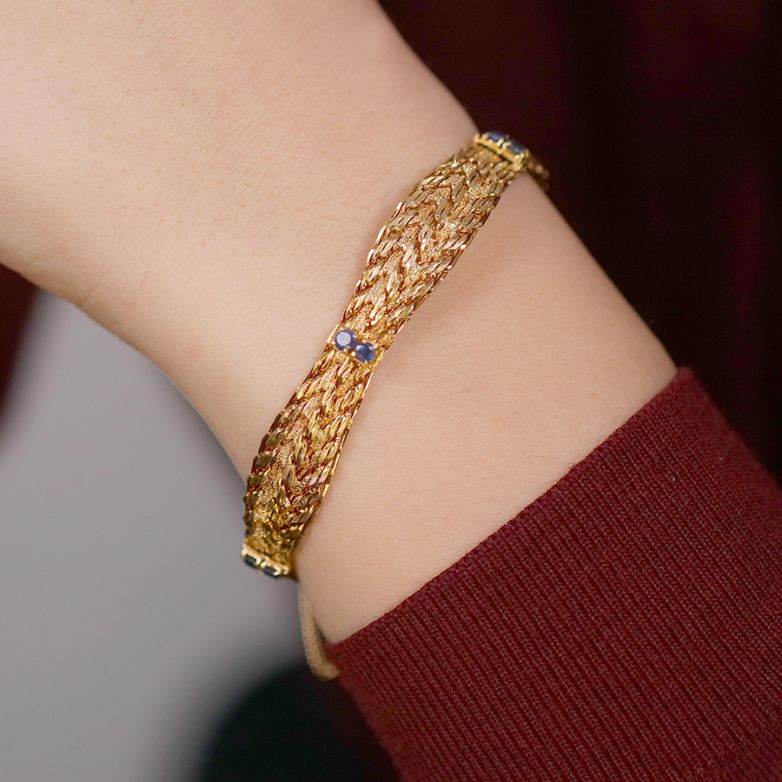 Bracelet sapphires 0.80...