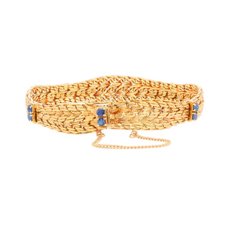 Bracelet sapphires 0.80...