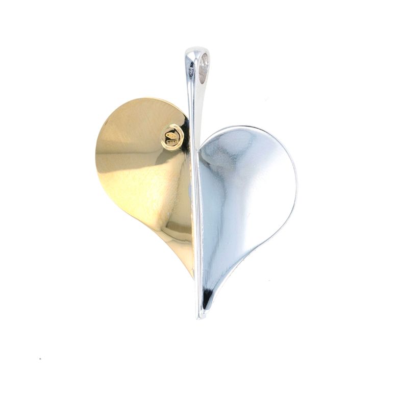 Heart pendant 2 gold 5.62g