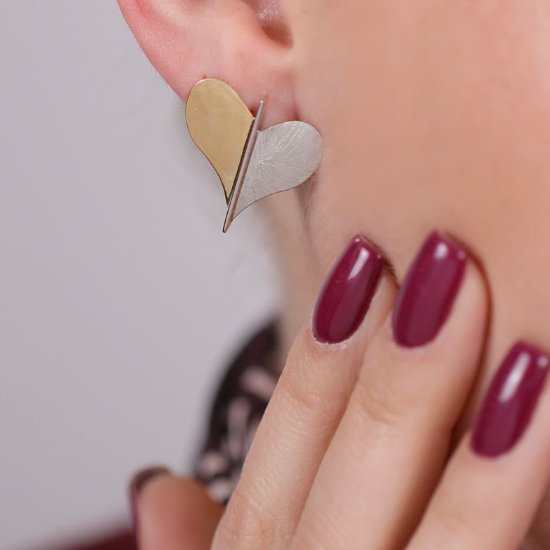 Heart earrings 2 gold 6.01g