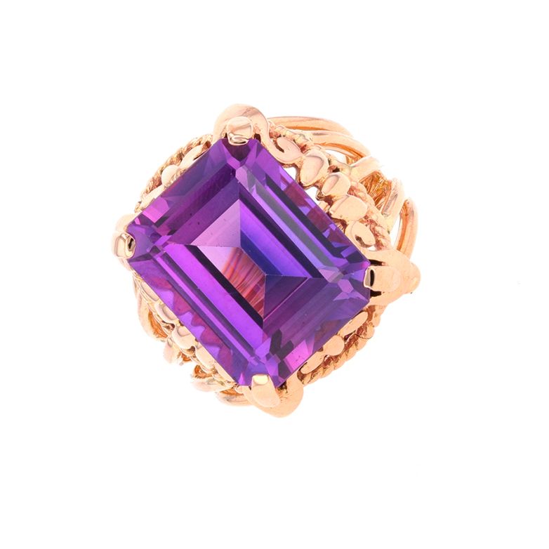 Vintage synthetic sapphire...
