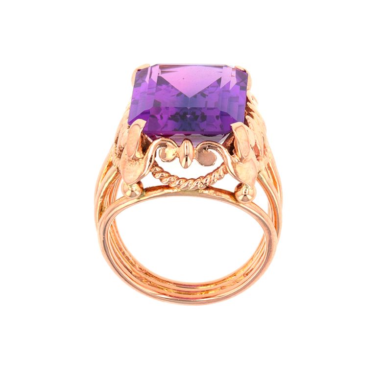 Vintage synthetic sapphire...