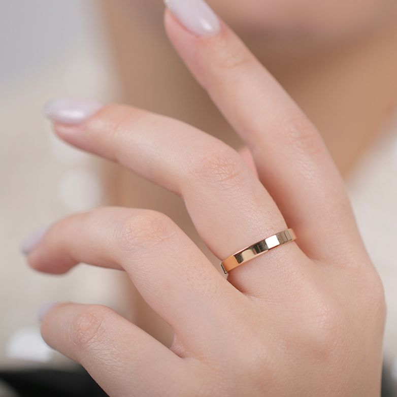 Yellow gold ring 2.90g