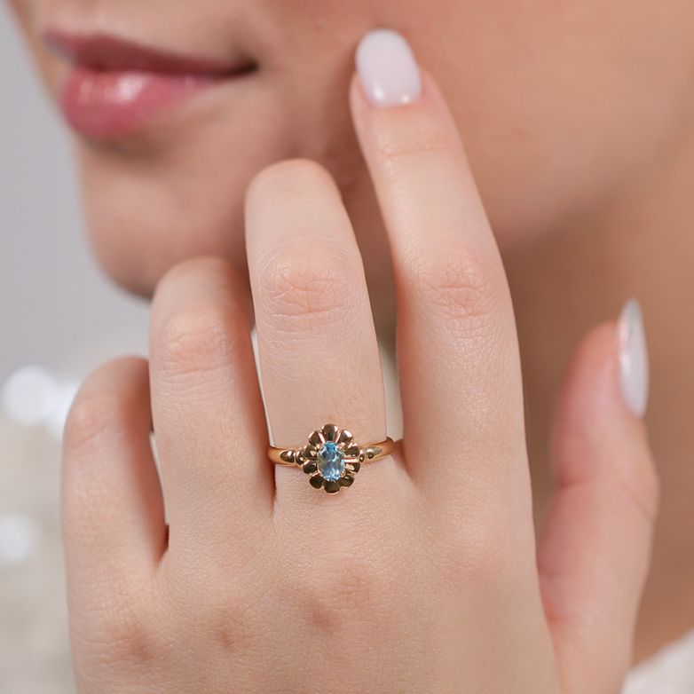Topaz ring 0.51 carat...