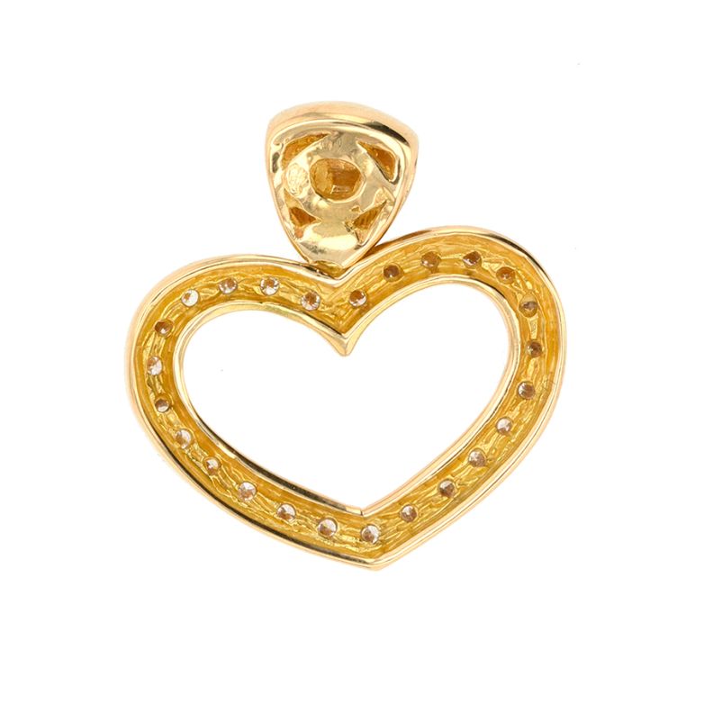 Heart pendant diamonds 0.25...