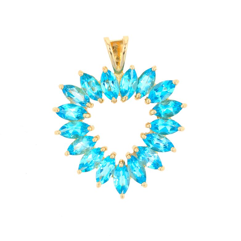 Topaz pendant 2.72 carats...