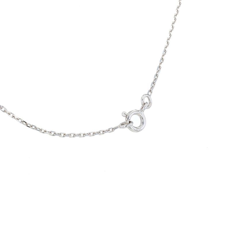 White gold pearl necklace...