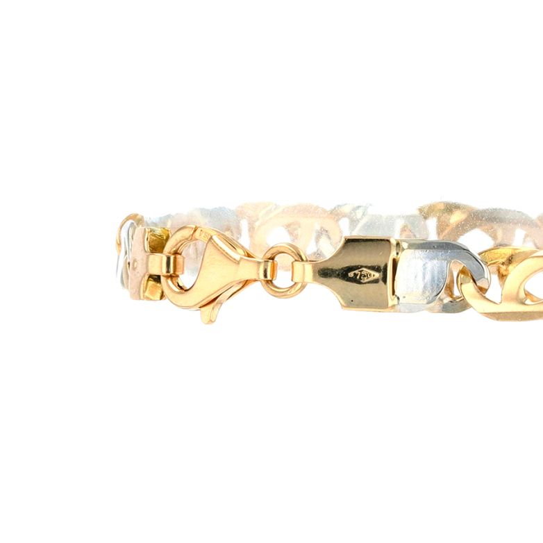 2 gold navy mesh bracelet...