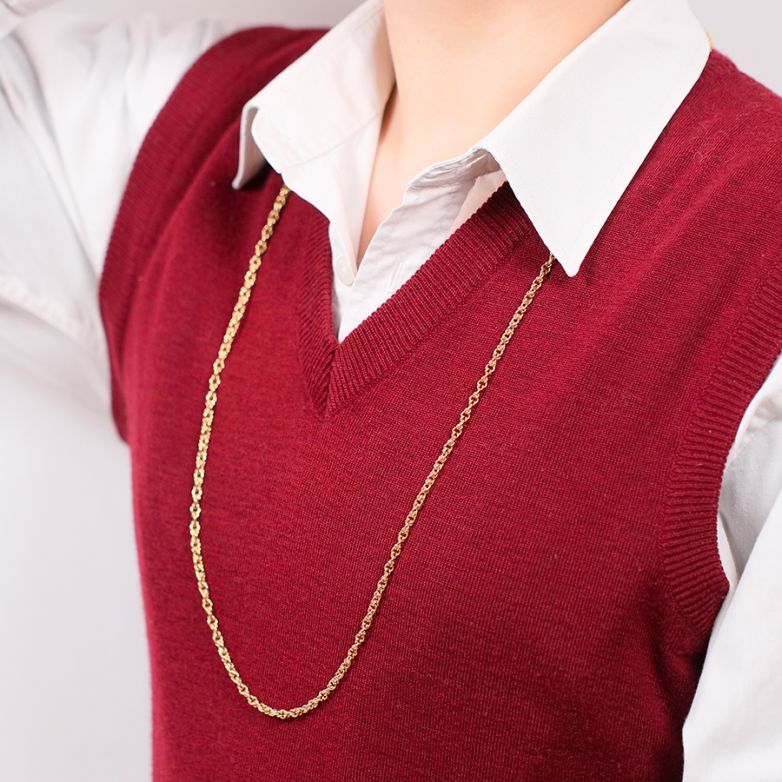 Necklace in yellow gold 35.50g
