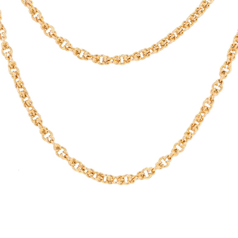 Necklace in yellow gold 35.50g