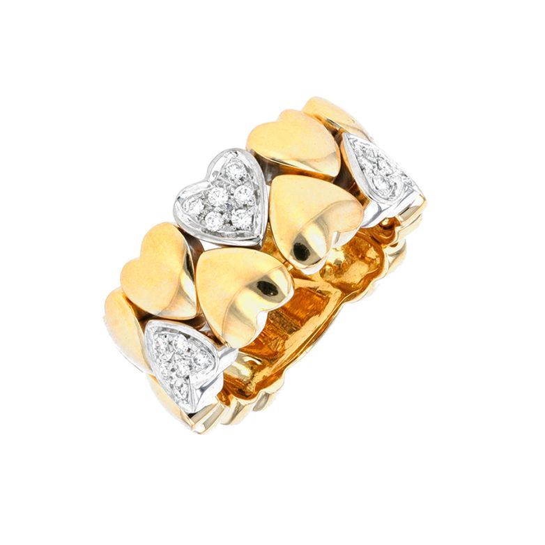 Heart diamond ring 0.18...