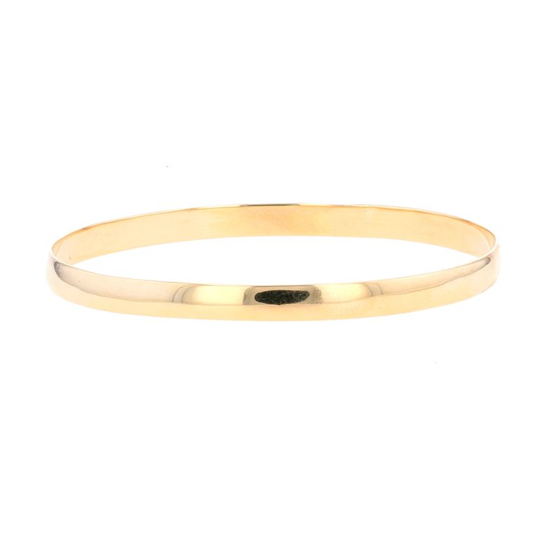 13g yellow gold bangle...