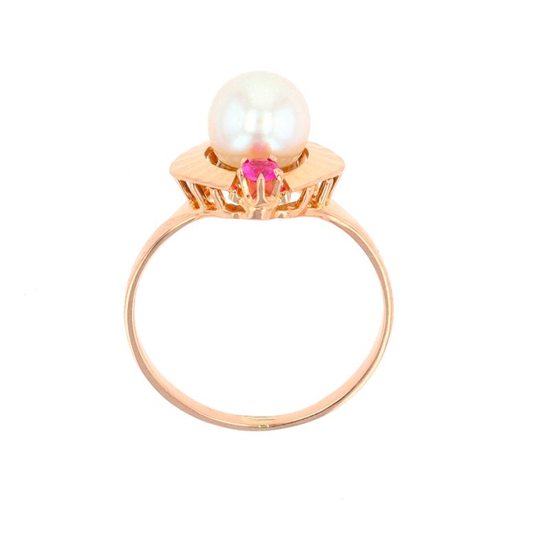Vintage pearl and ruby...