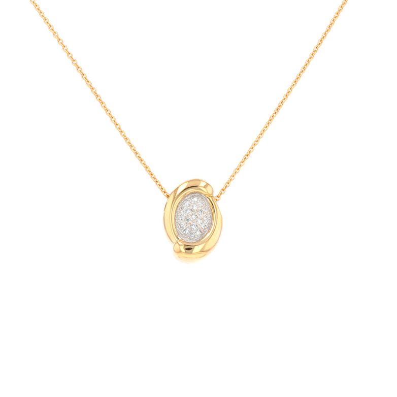 Necklace diamonds 0.08...