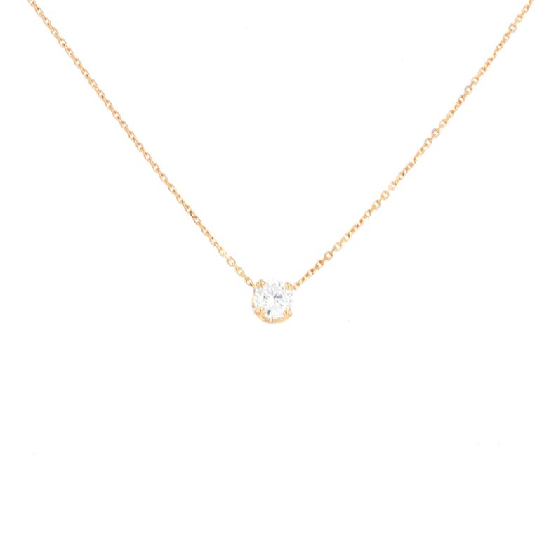 Diamond necklace 0.54 carat...