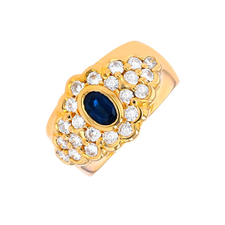 Ring sapphire 0.44 carat...