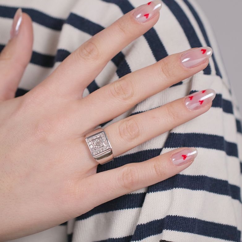 Ring diamonds 1 carat white...