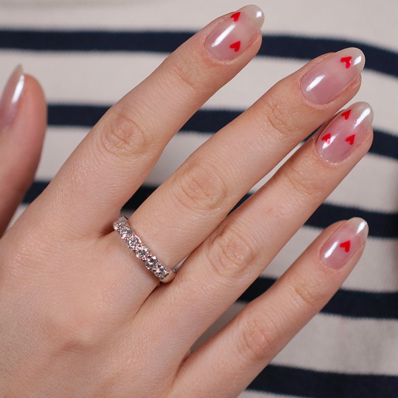 1 carat white gold diamond...