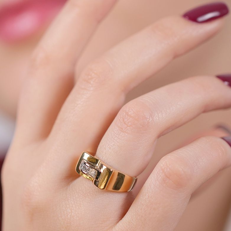 Diamond ring 0.18 carat 2...